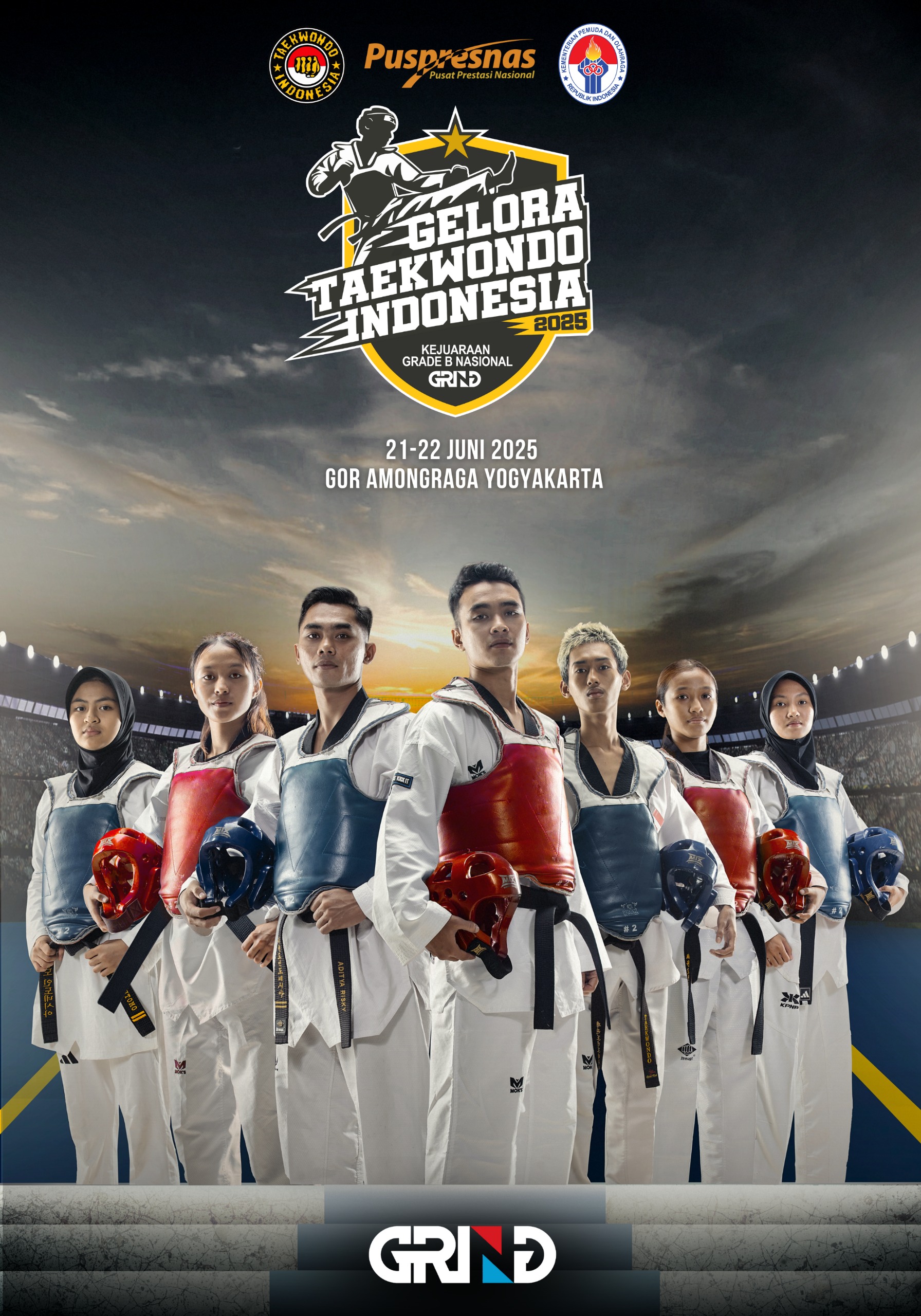 Panggung Juara Taekwondo Indonesia Taekwondo Indonesia Dojang BTC Semarang