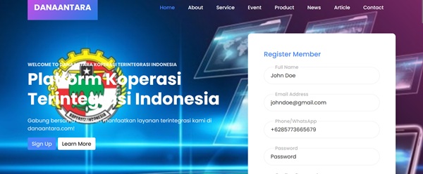 Danaantara Platform Koperasi Terintegrasi Indonesia Taekwondo Indonesia Dojang BTC Semarang